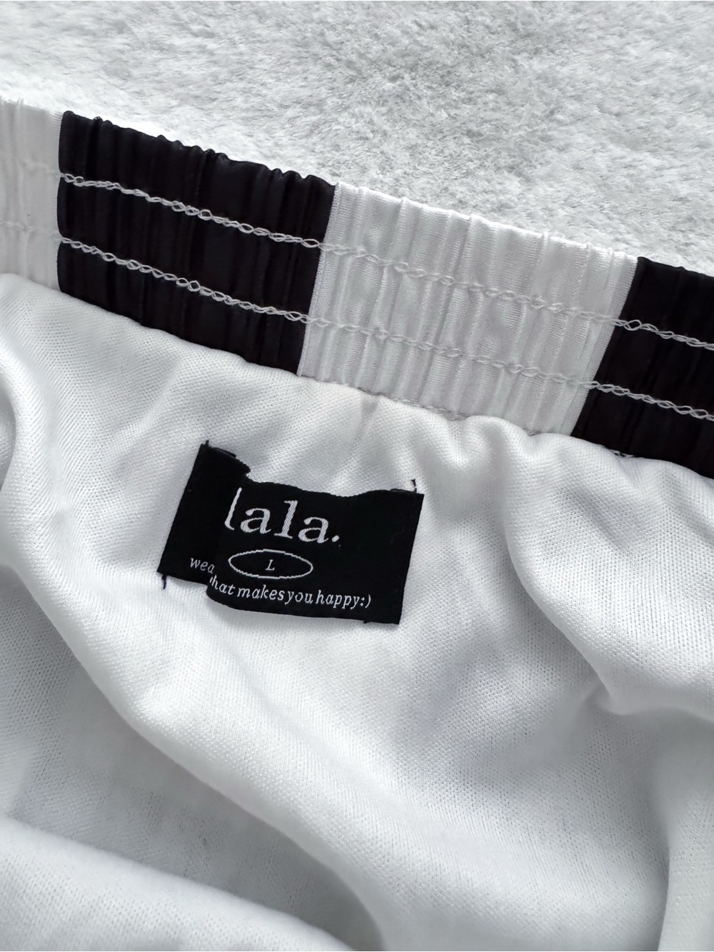 Dressed In Lala Santorini Midi Maxi Plisse Skirt in Black White Check - Picture 10 of 14